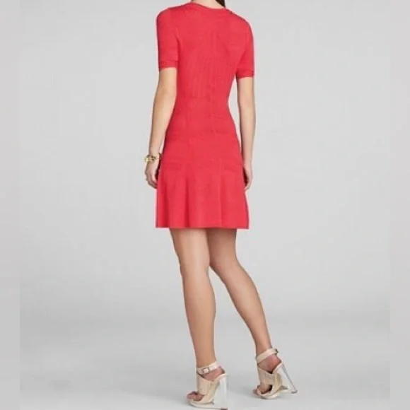 BCBGMaxAzria Red Mini Dress - Picture 5 of 8